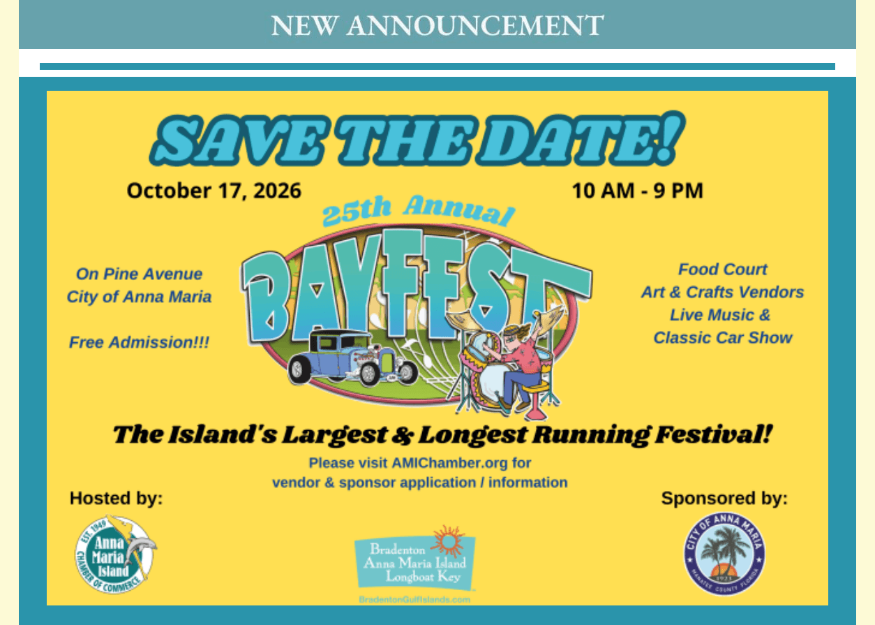 25th Annual BayFest 2026 poster - AMI Chamber