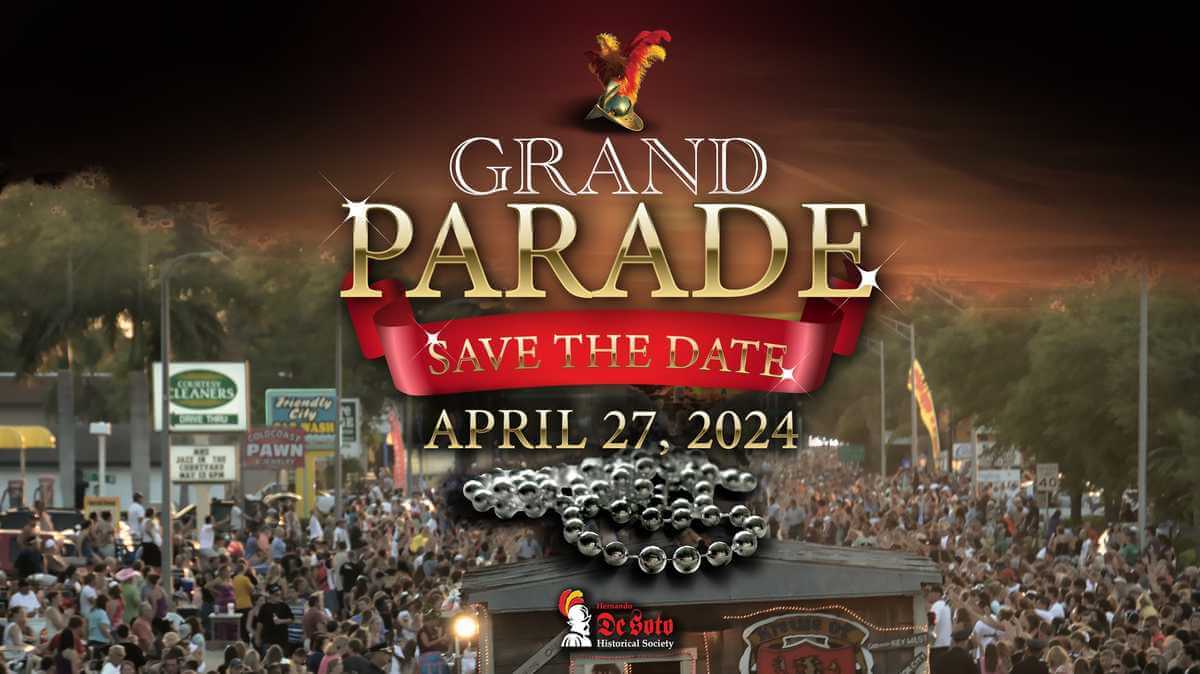 info graphic for the De Soto Grand Parade