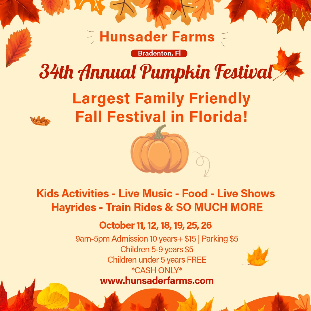 Pumpkin festival announcement with details