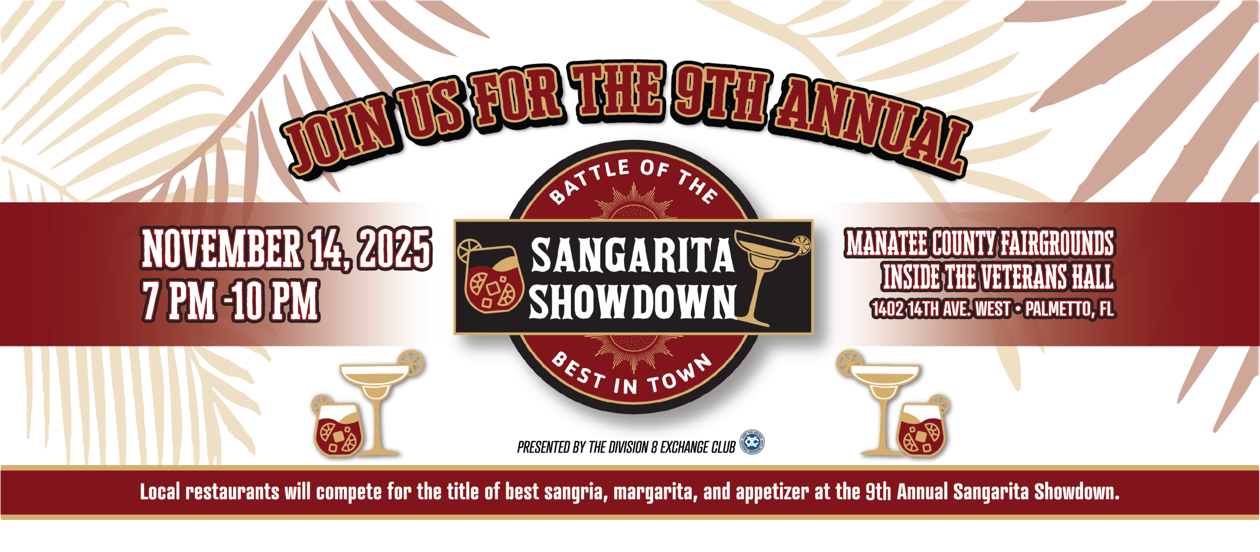 Sangarita Showdown event poster.