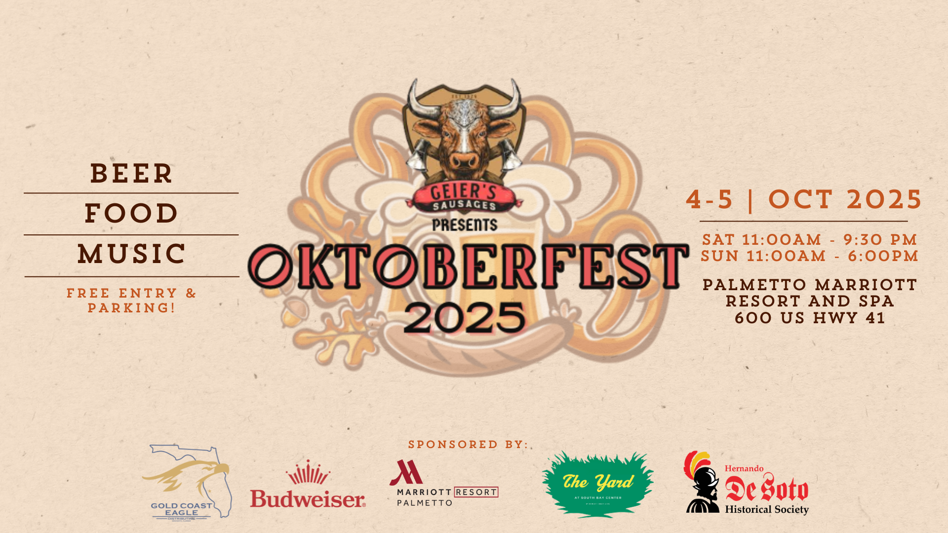 Oktoberfest 2025 event poster