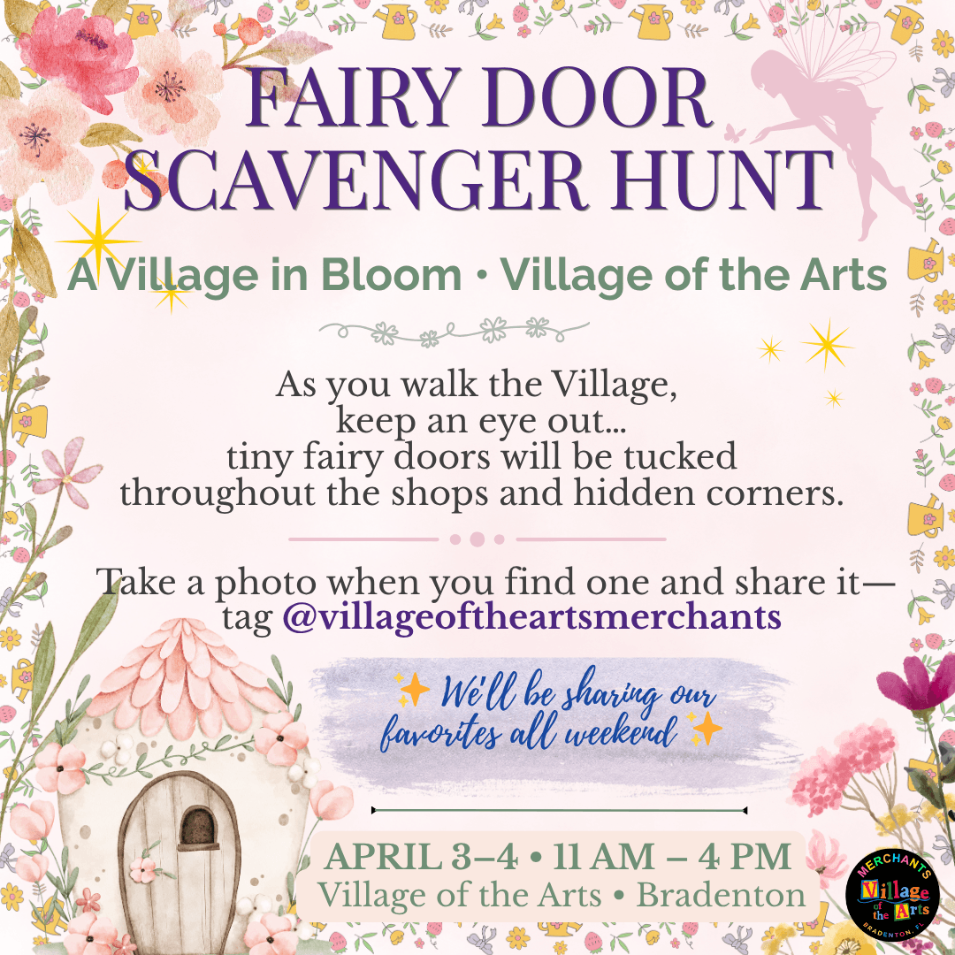 Fairy Door Scavenger Hunt, A Village in Bloom - Village of the Arts