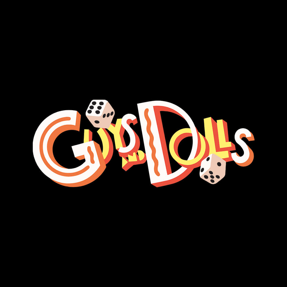 Guys and Dolls poster - Manatee Performing Arts Center