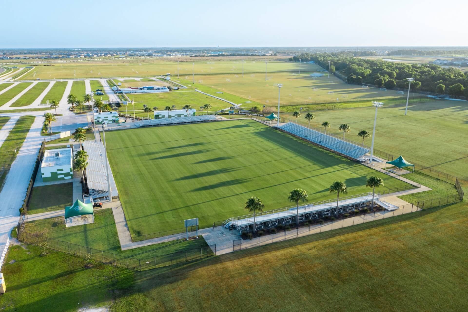 Premier Sports Campus aerial view