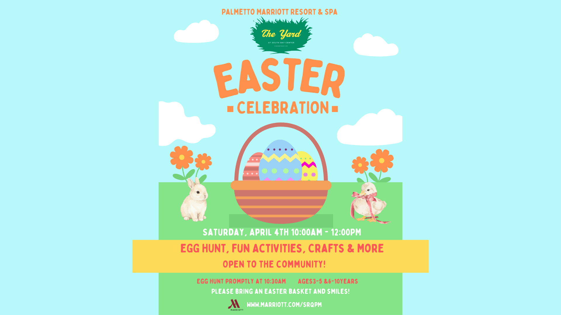 Palmetto Marriott Easter Celebration poster