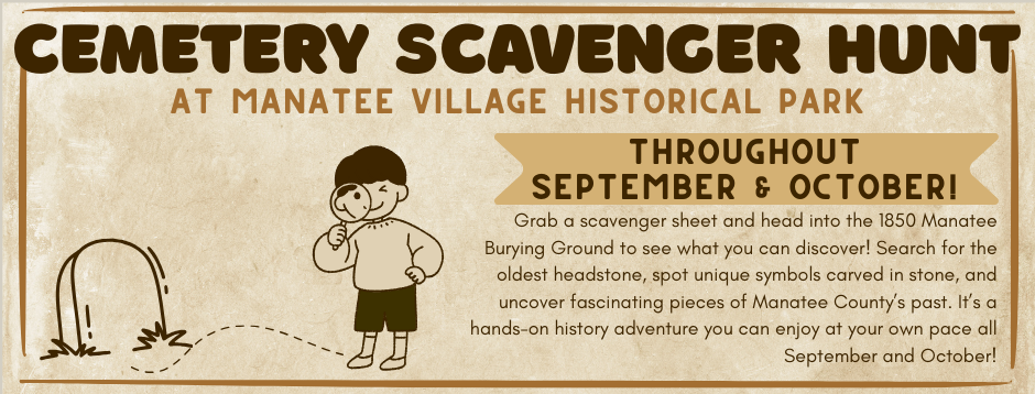 Cemetery Scavenger Hunt poster